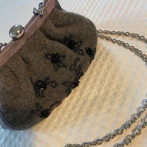 Inge Christopher Gray Evening Bag